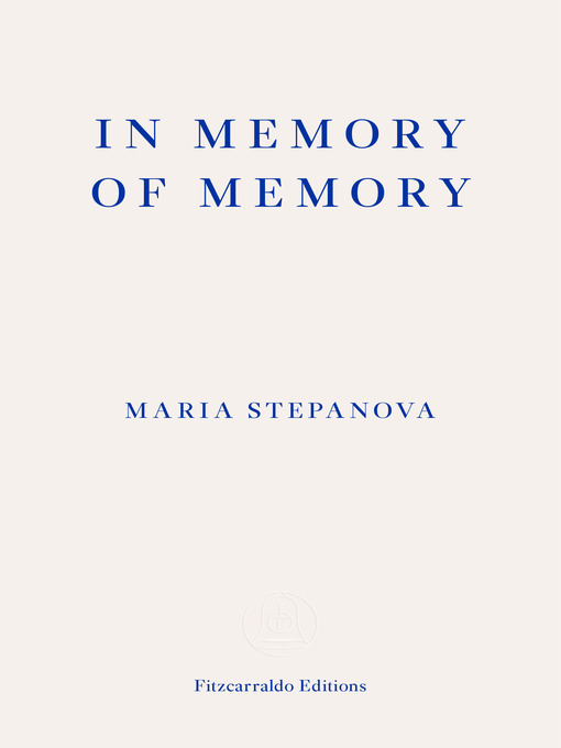 Cover of In Memory of Memory